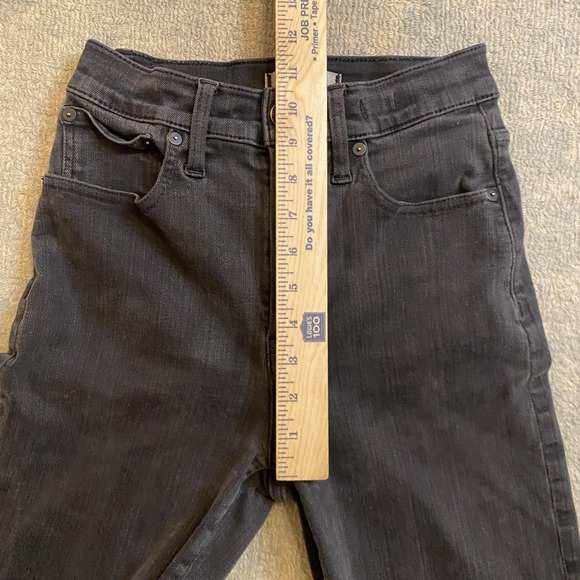 Madewell Jeans Womens 25 Charcoal The Perfect Vintage Wide Leg High Rise Denim - Picture 5 of 13